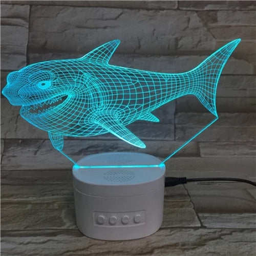3D Light with Bluetooth Speaker - Animals