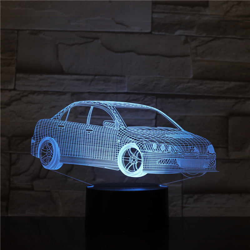 3D Light with Bluetooth Speaker - Cars