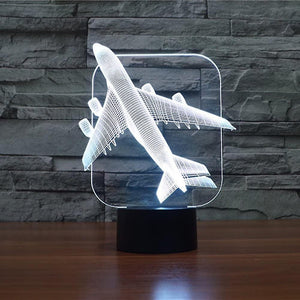 3D Light with Bluetooth Speaker - Planes