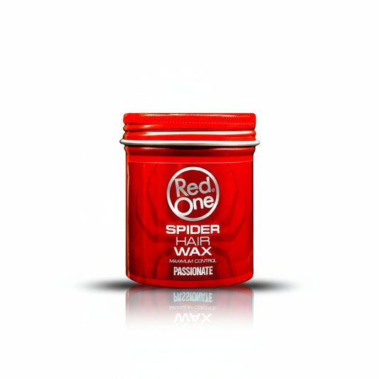 Red One Spider Hair Wax container on a white background