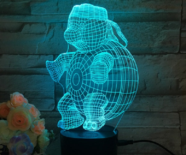 3D Light with Bluetooth Speaker - Animals